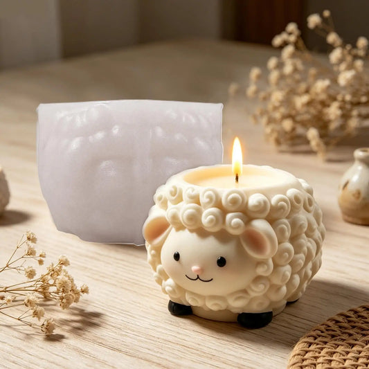 3D Goat Lamb Silicone Mold – Resin, Plaster, Clay & Candle Silicone Craft Mold Peaceful Pleasures Health and Wellness China Mainland