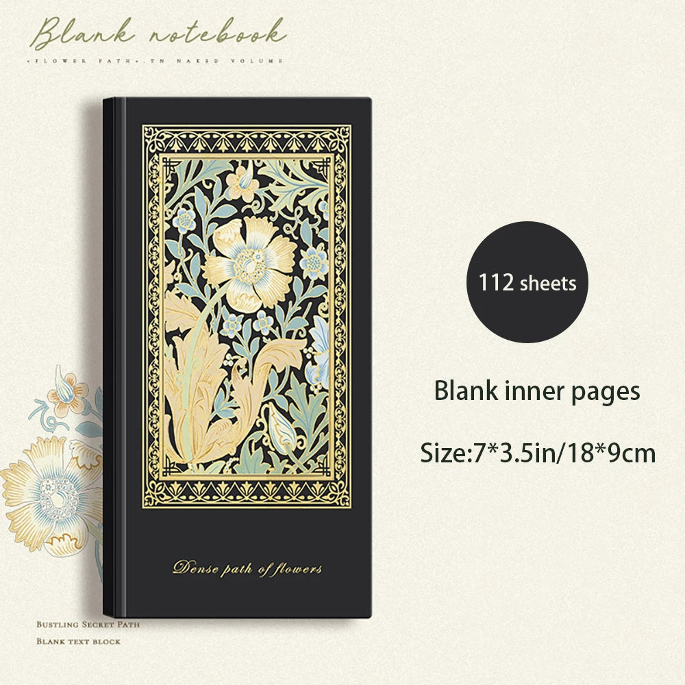 European Retro Notebook Exquisitely Illustrated Aesthetic Diary Thick