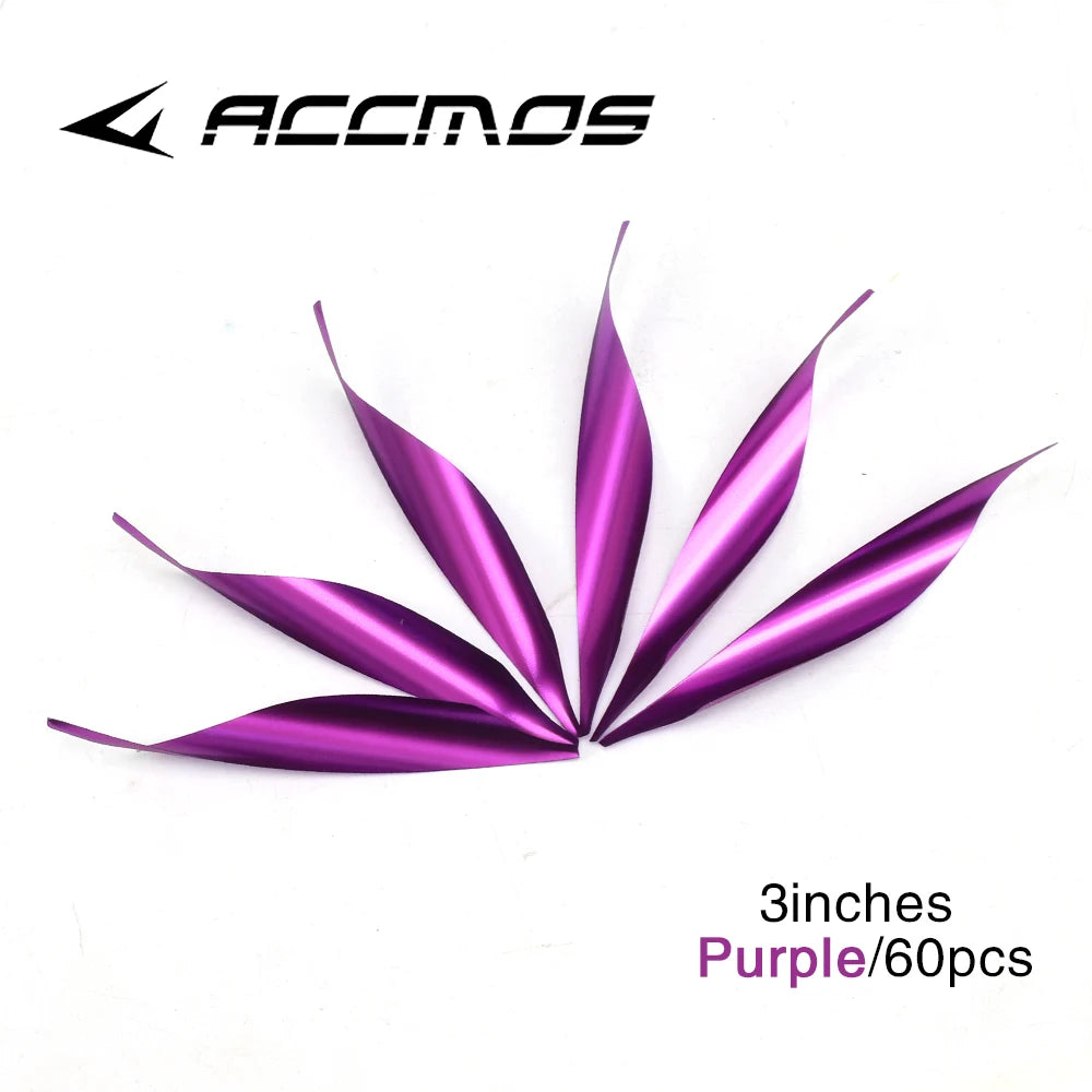 Archery Spin Vanes Spiral Feather DIY Arrow Sticker Tape Accessories