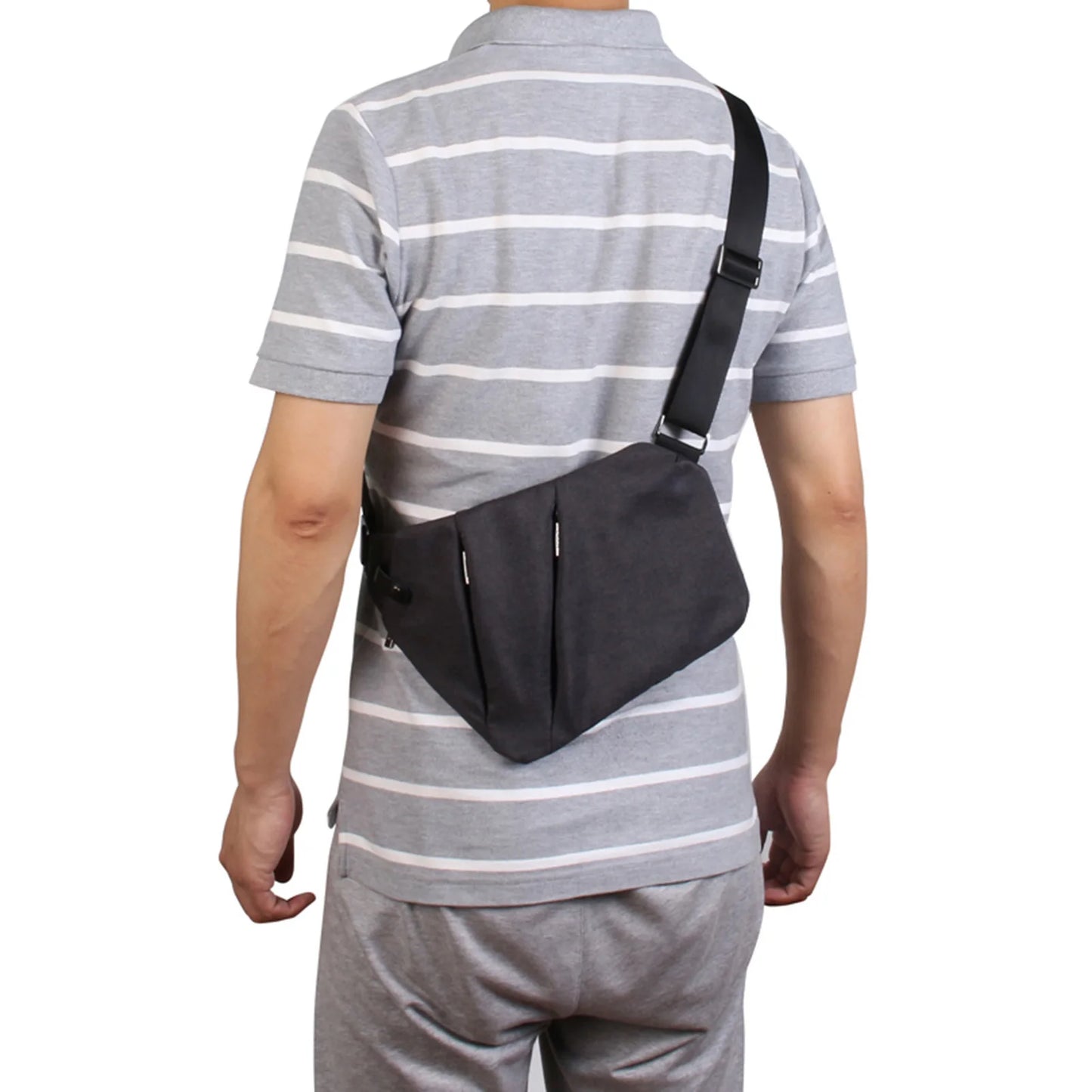 Travel Hiking Chest Bag Daypack Adjustable Strap Thin Lightweight Soulder Bag for Travel Sports Camping Hiking Peaceful Pleasures Health and Wellness