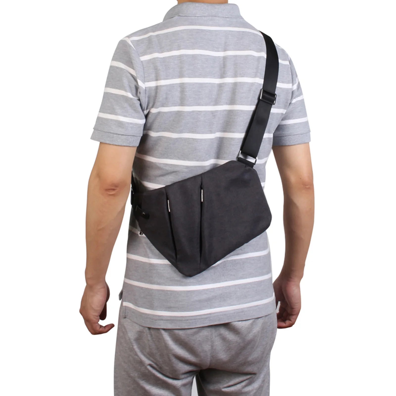 Travel Hiking Chest Bag Daypack Adjustable Strap Thin Lightweight Soulder Bag for Travel Sports Camping Hiking Peaceful Pleasures Health and Wellness
