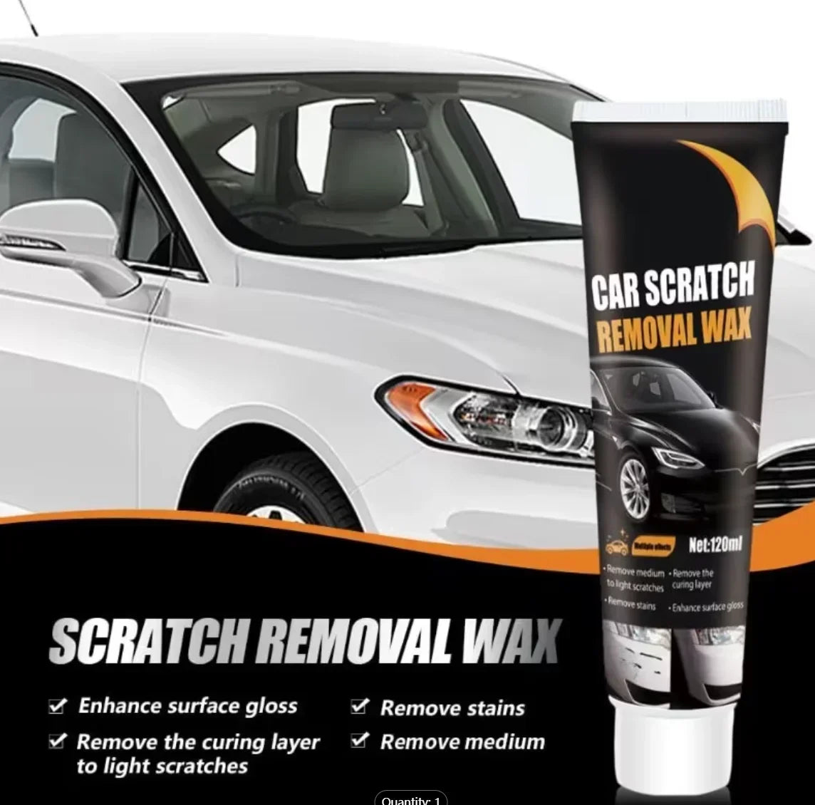 Car Scratch Repair Paste – Polish, Wax & Paint Restorer Kit