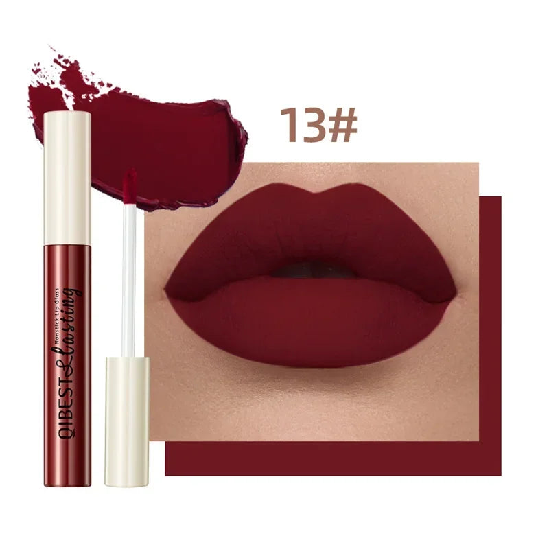 24-Color Matte Liquid Lipstick – Waterproof Velvet Lip Gloss Set