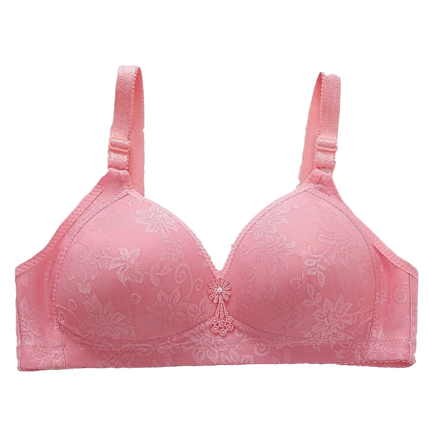 Wire-Free Gathering Bra – Seamless, Breathable & Adjustable