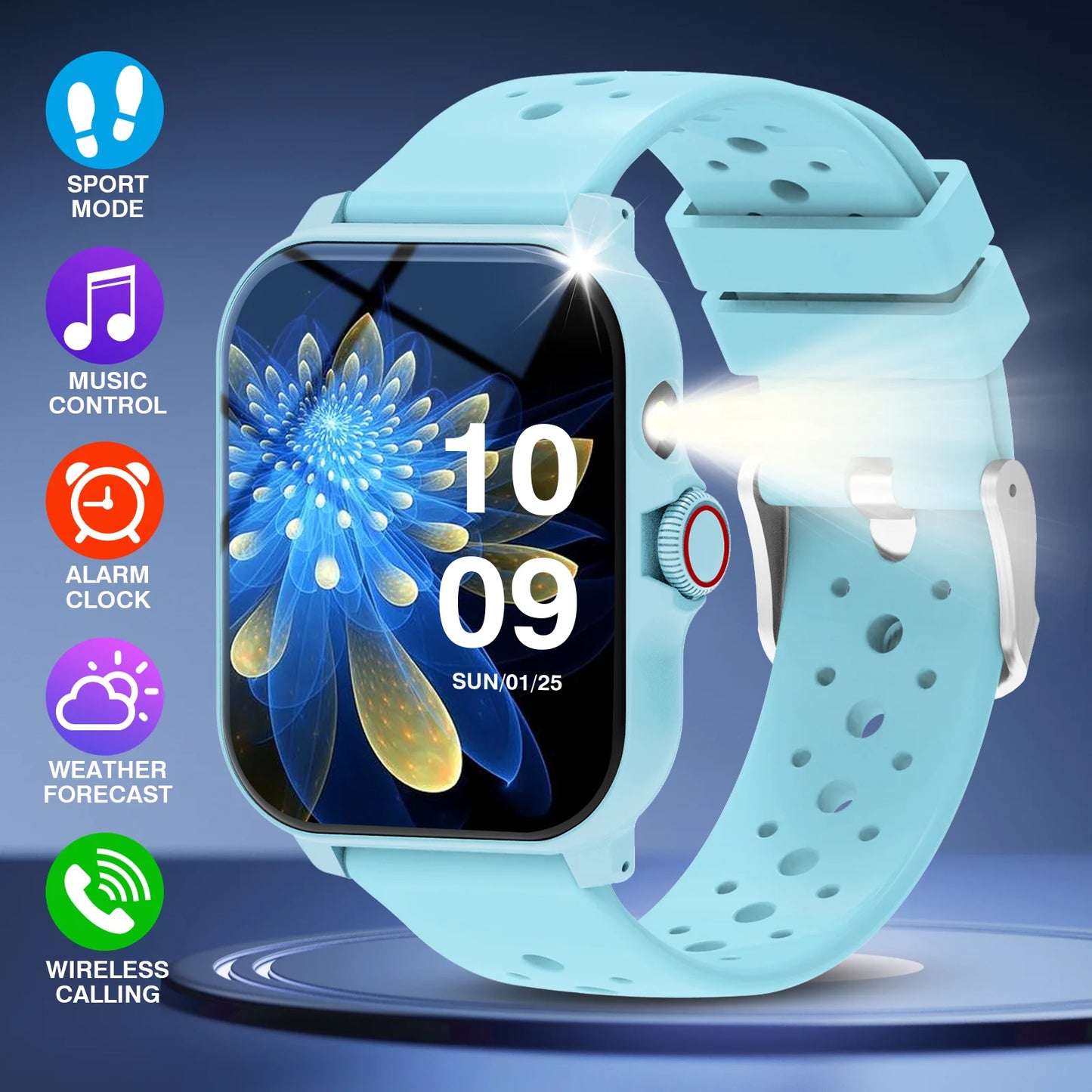 LOMAXFR Smart Watch – Wireless Calling, GPS, Multi-Sport Mode