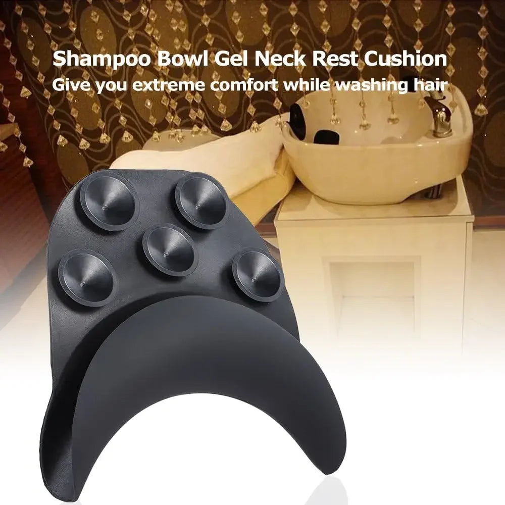 Salon Neck Rest Cushion for Shampoo Bowl, Comfortable Hair Washing Pillow with Suction Cups Peaceful Pleasures Health and Wellness