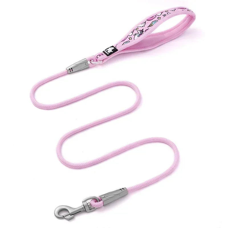 Truelove-Floral Printing Pet Leash Neoprene-Padded Handle Leash Small Medium Dog Safety Enjoyable Walking Experience TLL25761 Peaceful Pleasures Health and Wellness Orchid Bouquet S China Mainland