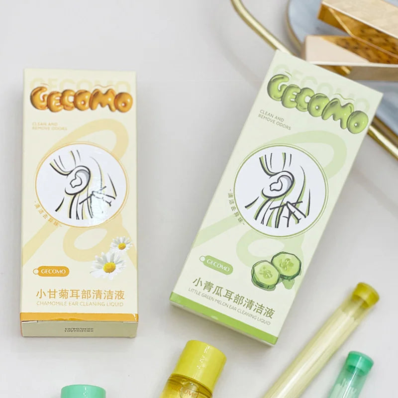 Gecomo Chamomile Ear Cleaning Solution 15ml + 60 Threads