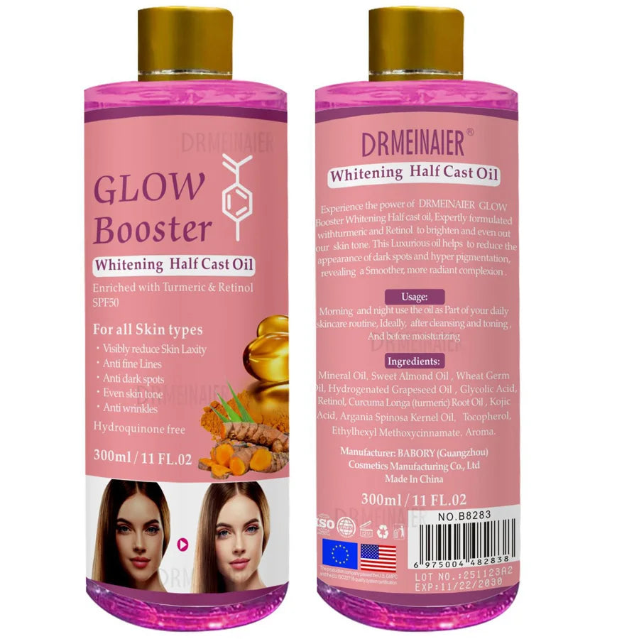 300ml Turmeric And Retinol Whitening Serum Glow Booster Cast Oil Anti Wrinkles And Dark Spots Repair Damage Skin For All Skin Peaceful Pleasures Health and Wellness