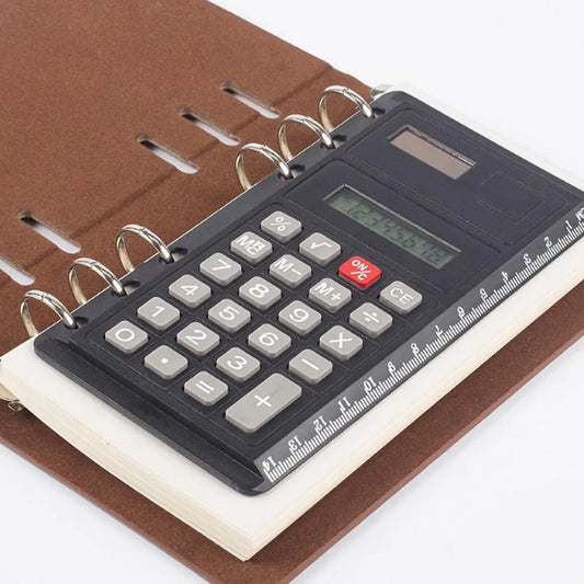 Multifunction Binder Calculator with Ruler & Calendar | 8-Digit Planner Calculator Oasis Select