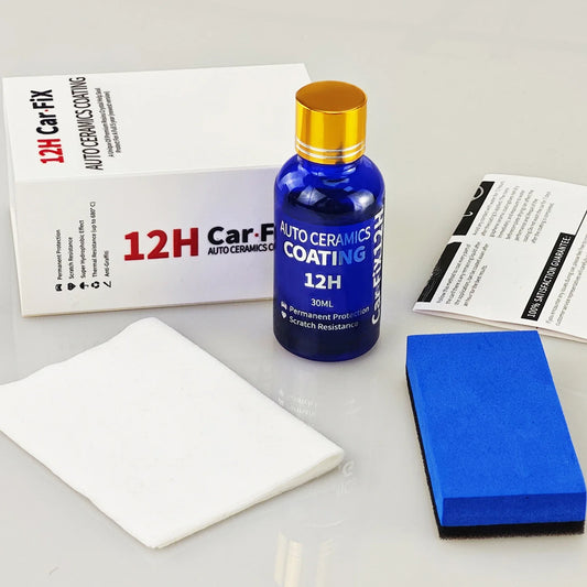 12H Car Coating Polishing Wax Anti-Scratch Paint Protection 5-year Guarantee Glossy Prolonging Paintworks Ceramic Liquid Glass Peaceful Pleasures Health and Wellness