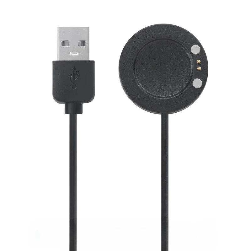 Smartwatch Charging Cable – X16 T500+ i9 Pro Max i8 & More Peaceful Pleasures Health and Wellness Black