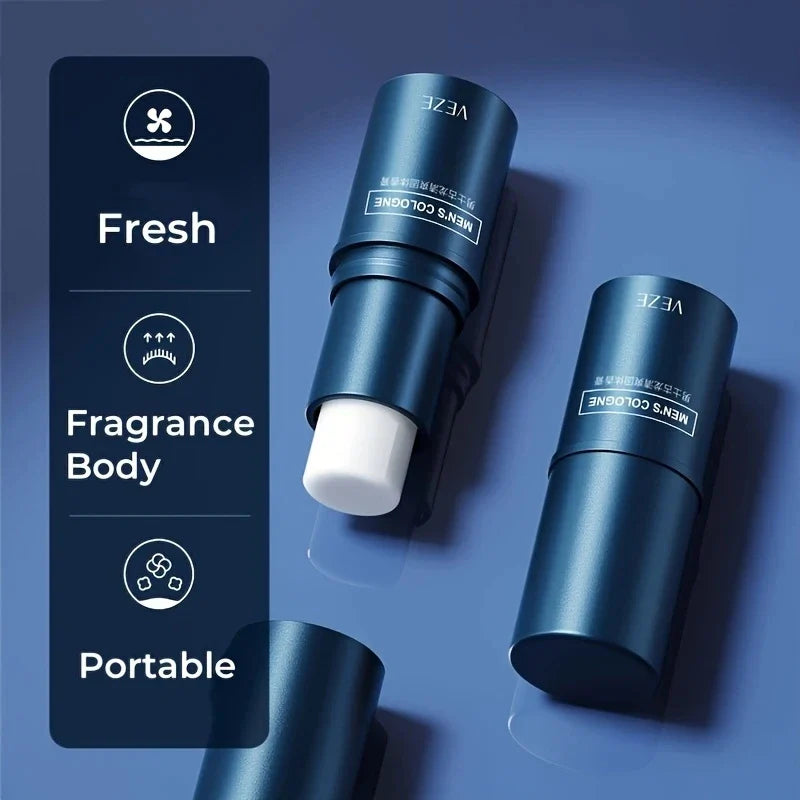 Men's Solid Perfume Stick – Fresh Portable Travel Fragrance