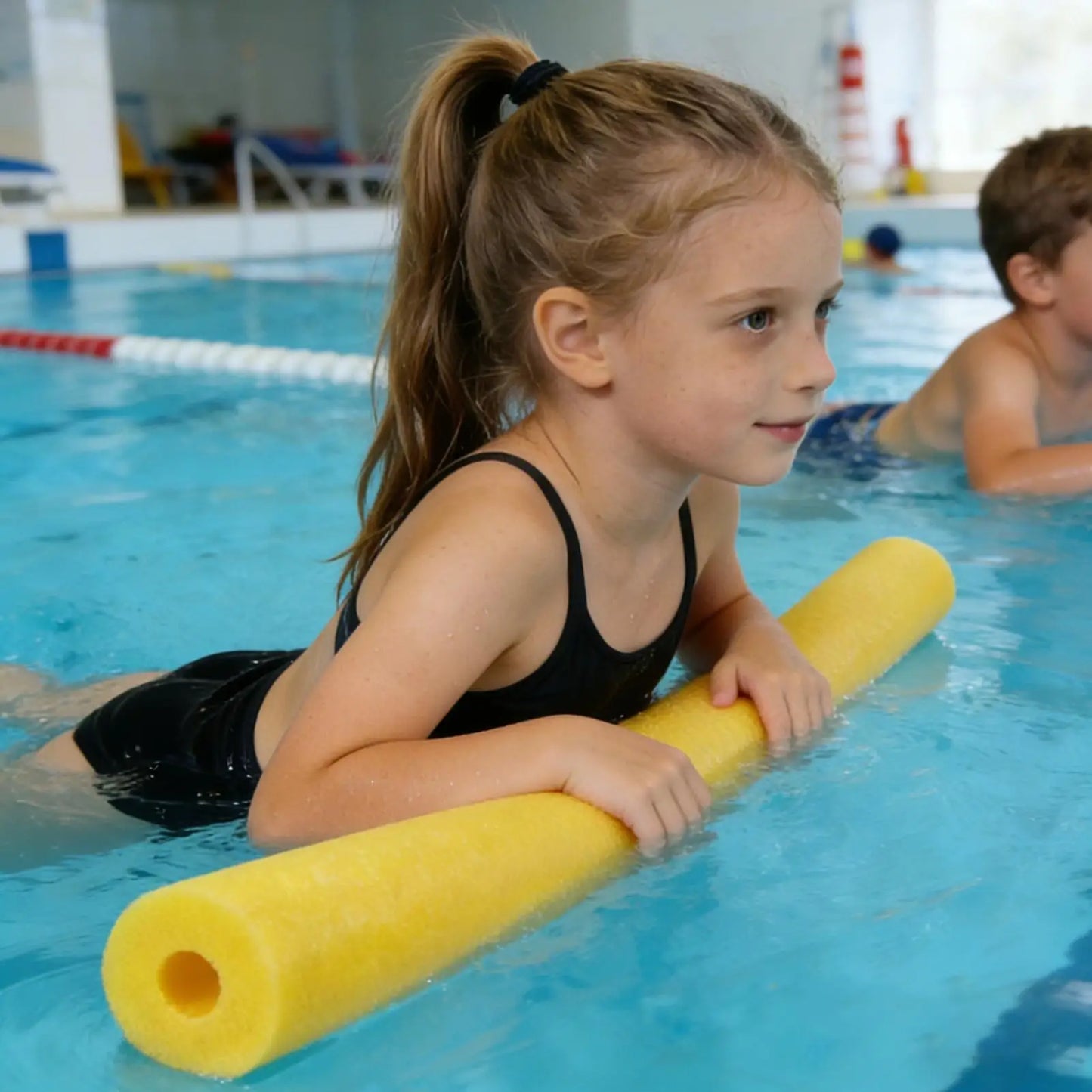 Pool Noodle Swim Noodles Flexible Foam Tube Bright Color Hollow Foam Pool Accessories Swimming Pool Game Stick Peaceful Pleasures Health and Wellness