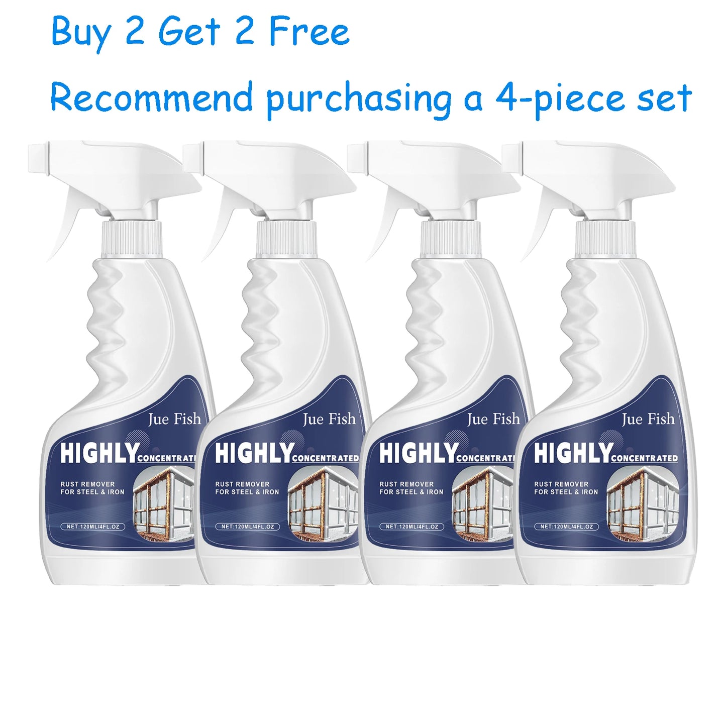 Heavy Duty Stainless Steel Rust Remover & Metal Polish 120ml