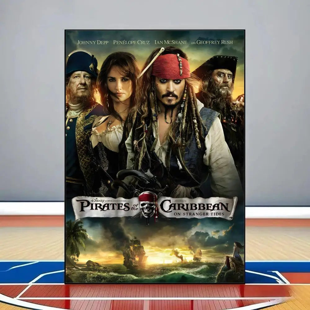 Pirates of the Caribbean Black Pearl Canvas Poster | Wall Art