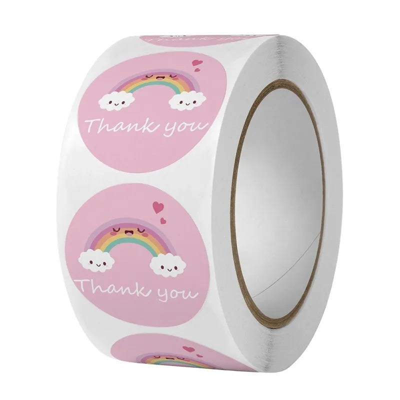 500 Pcs Gracias Spanish Thank You Stickers | Scrapbooking Labels