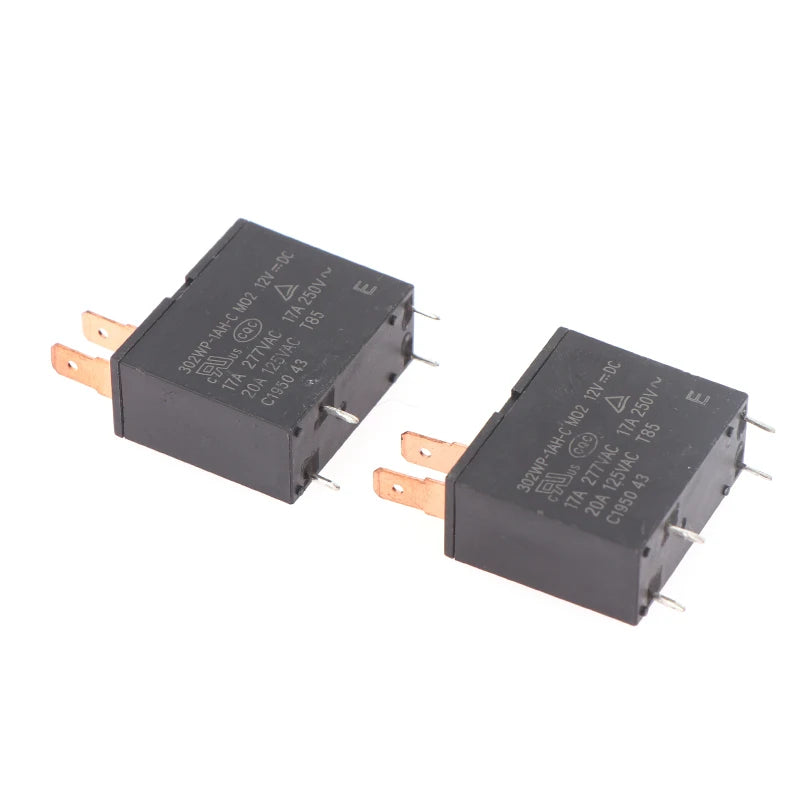 2 PCS 12V Relay 302WP-1AH-C M02 12VDC 4Pins For Microwave Oven Peaceful Pleasures Health and Wellness