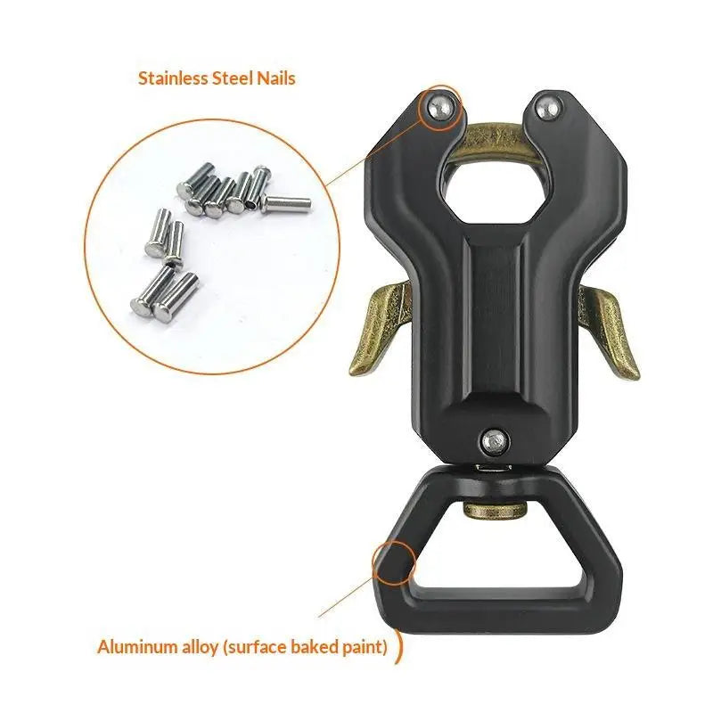 Heavy Duty Aluminum Dog Leash Swivel Clip | Quick Release