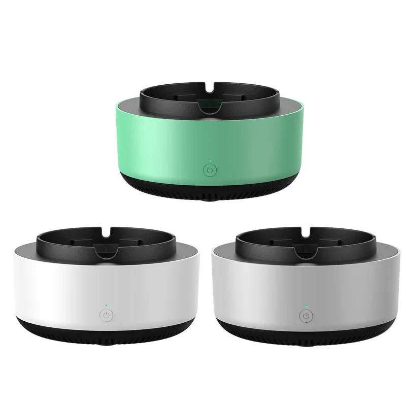 Portable Smokeless Ashtray Air Purifier Multi Filtration Removes Smoke Odor for Home Office Car Passive Smoking Protection Peaceful Pleasures Health and Wellness 1pc random color