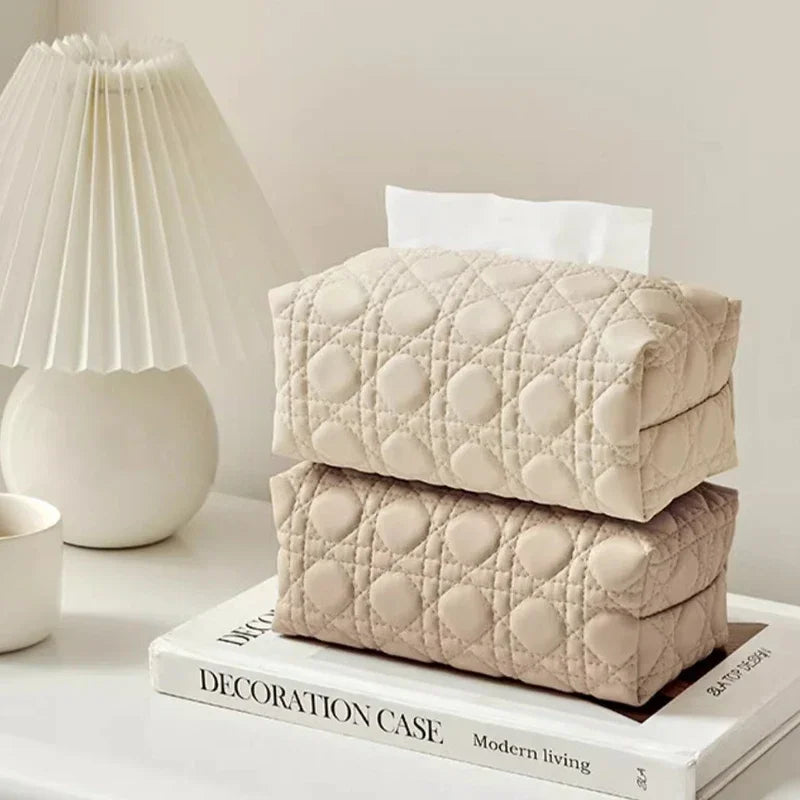 Cartoon Car Seat Tissue Box Holder with Storage Drawers