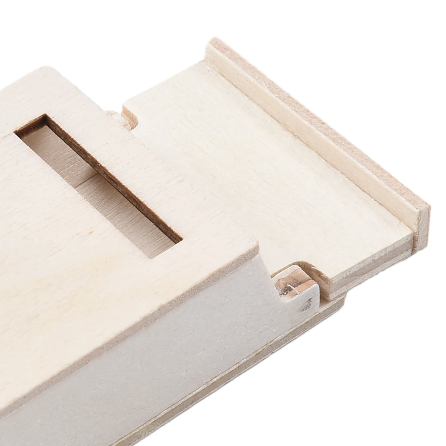 Miniature Wooden Flip Mailbox – DIY Dollhouse Craft Model