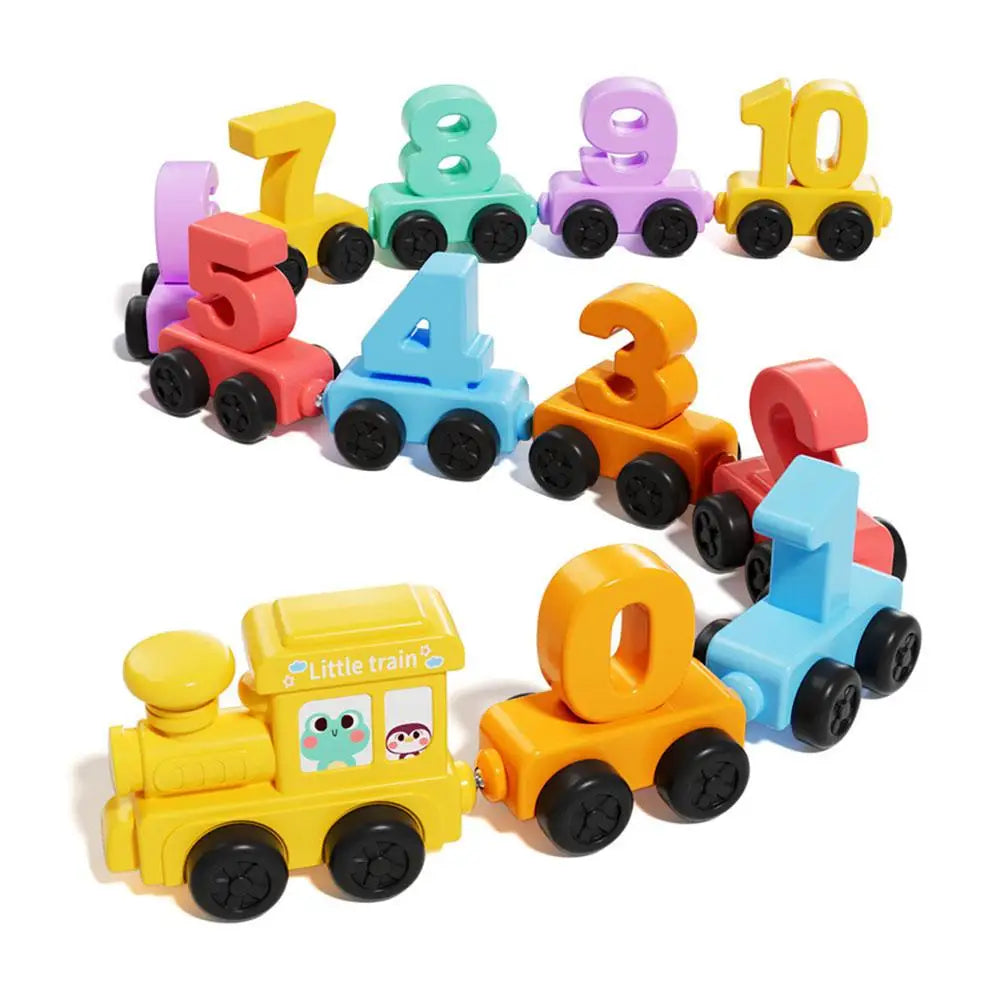 Magnetic Number Train Set | Educational Counting Toy Ages 1–4 Educational Train Toy Peaceful Pleasures Health and Wellness A