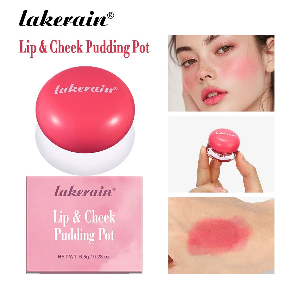 Blurry Pudding Pot Lip & Cheek Blush – Matte, Waterproof, 8 Shades