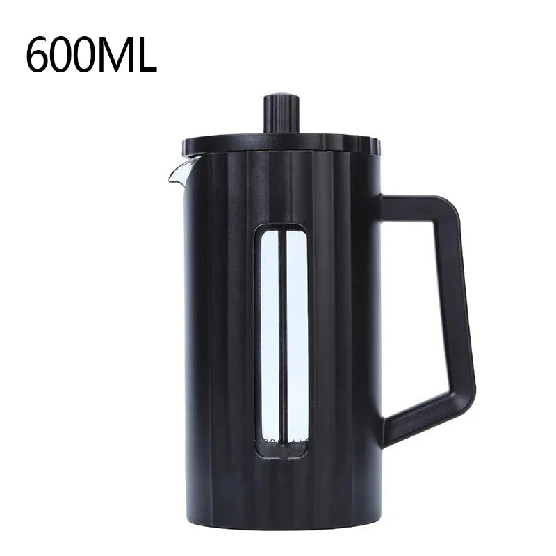 French Press Coffee Maker 600ml/1000ml – Borosilicate Glass