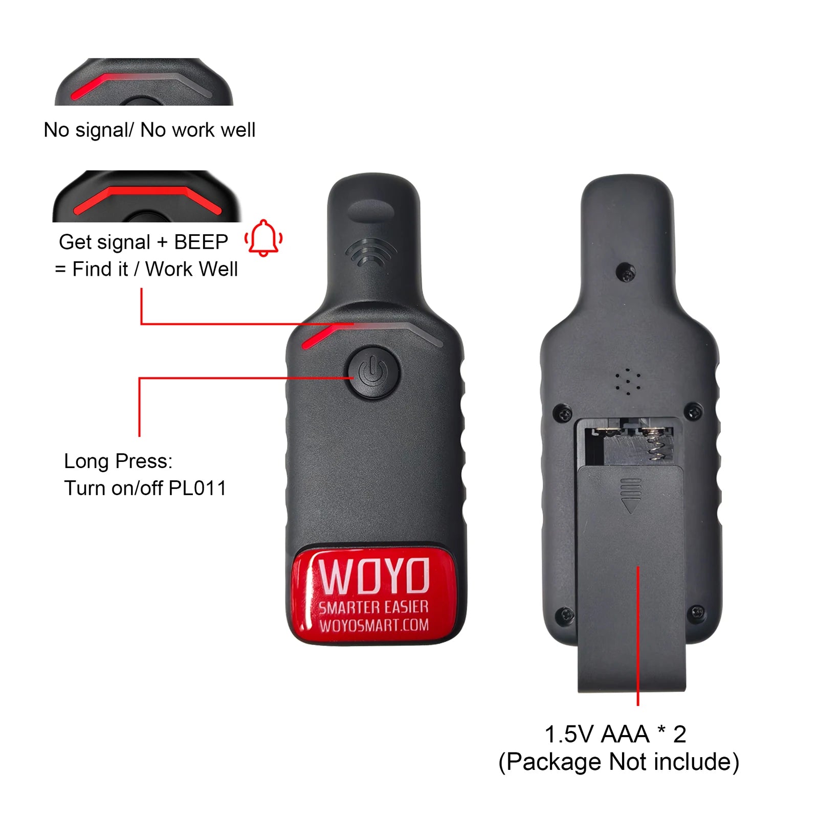 PL011 PKE LF Locator Intelligent Key Systems Transponder Coils Locate Meter Automotive High Frequency LF Antenna Tester Peaceful Pleasures Health and Wellness