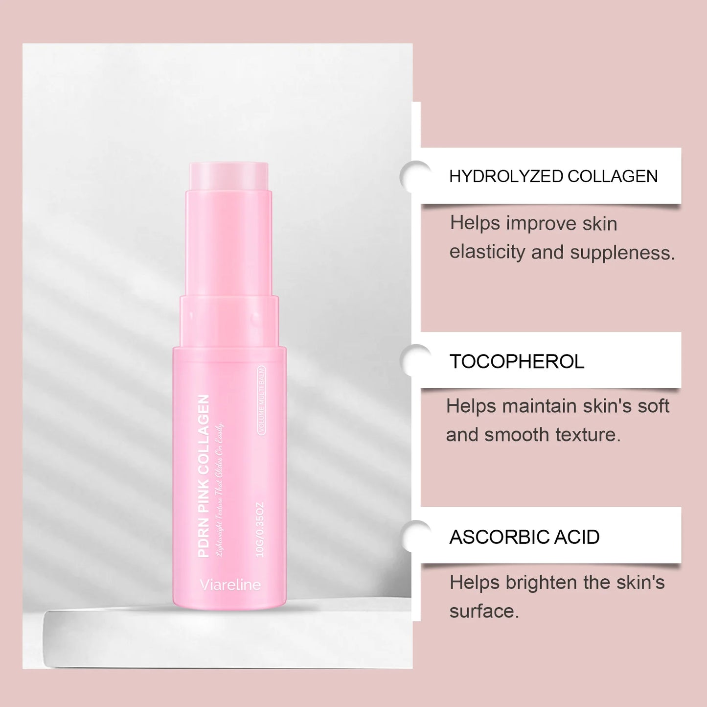 Pink Moisturizing Stick for Face & Neck – Lightweight Hydration