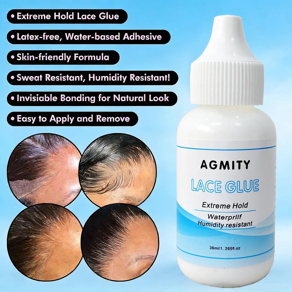 Lace Wig Glue & Remover Set – Waterproof, Strong Hold, Skin-Safe