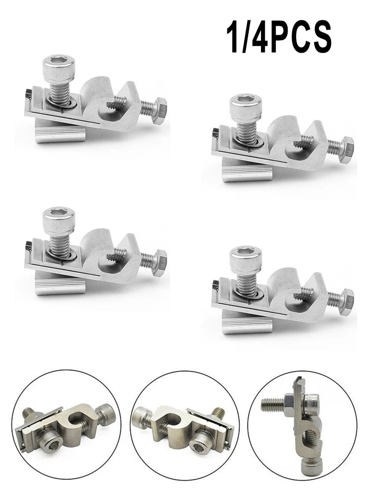 Solar Panel Mounting Bracket Fixing Clips Ground Lugs Fasteners