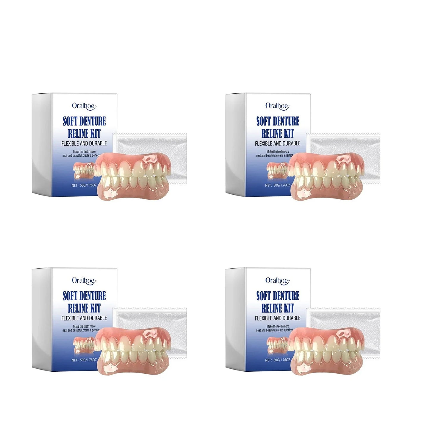Oralhoe Soft Denture Reline Kit – Temporary Cosmetic Braces