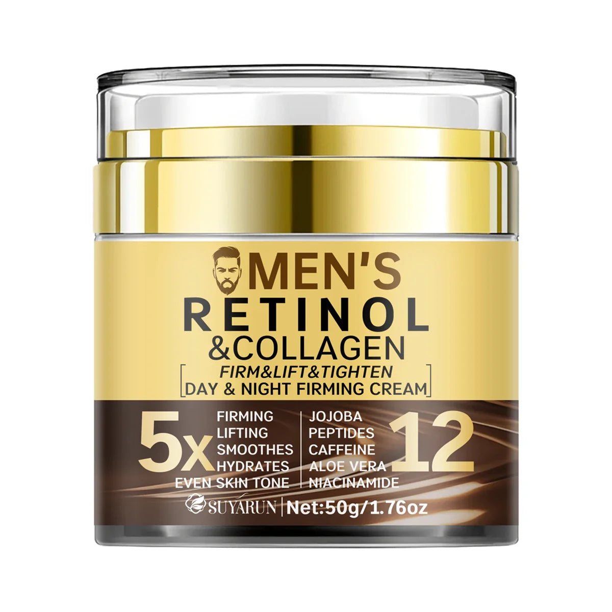 SUYARUN Men's Face Cream – Firming, Hydrating & SPF 20