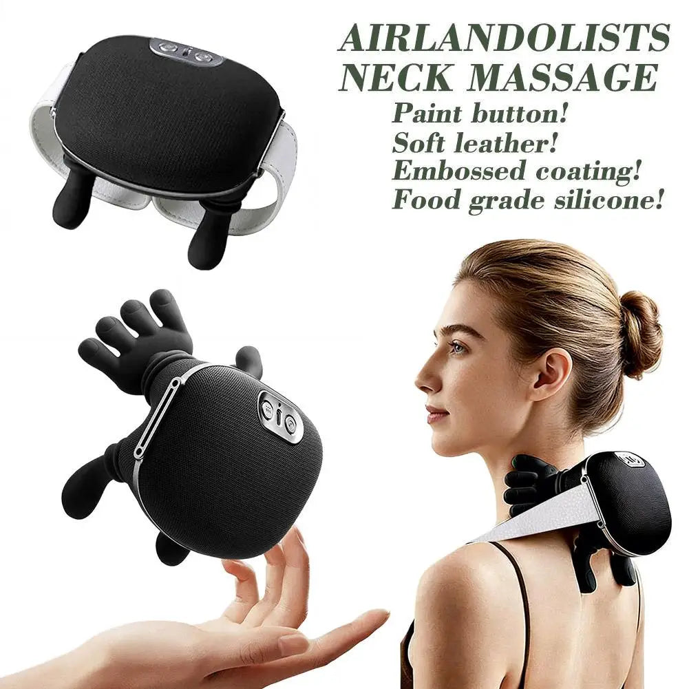 Wireless 4D Shiatsu Neck & Shoulder Massager with Heat