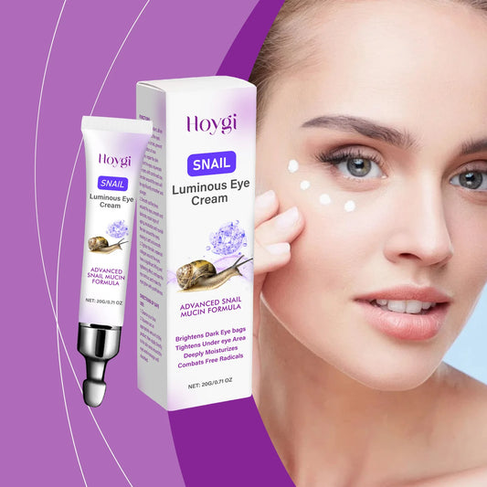 Hoygi Snail Mucin Eye Cream 20g | Dark Circles & Fine Lines Eye Cream Peaceful Pleasures Health and Wellness Default Title