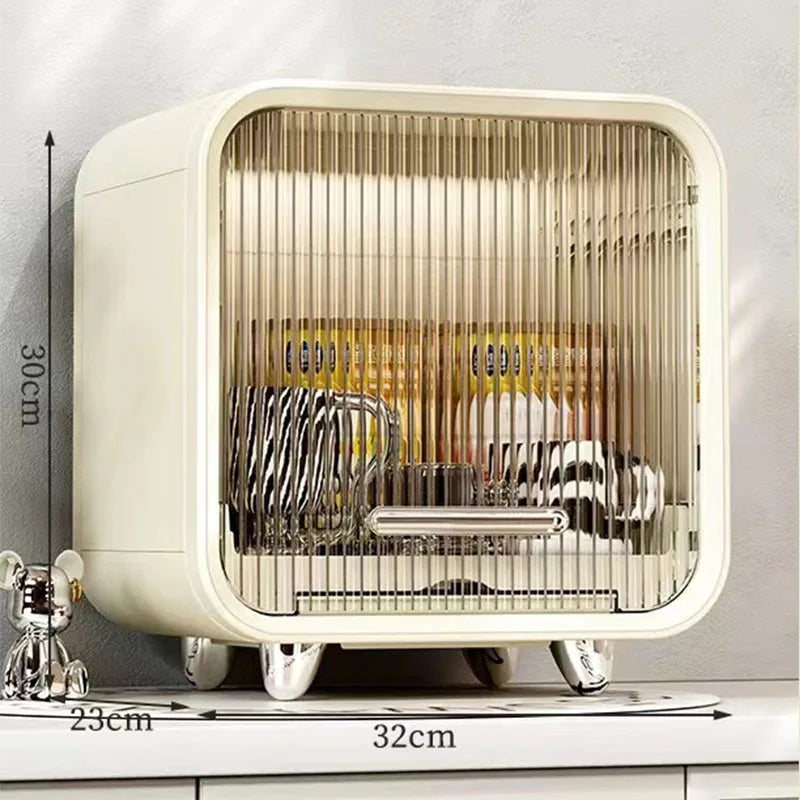Baby Bottle Drying Rack & Organizer - Space-Saving Holder for Infant Tableware, Feeding Tools with Drainage Base Peaceful Pleasures Health and Wellness Beige-1 layer