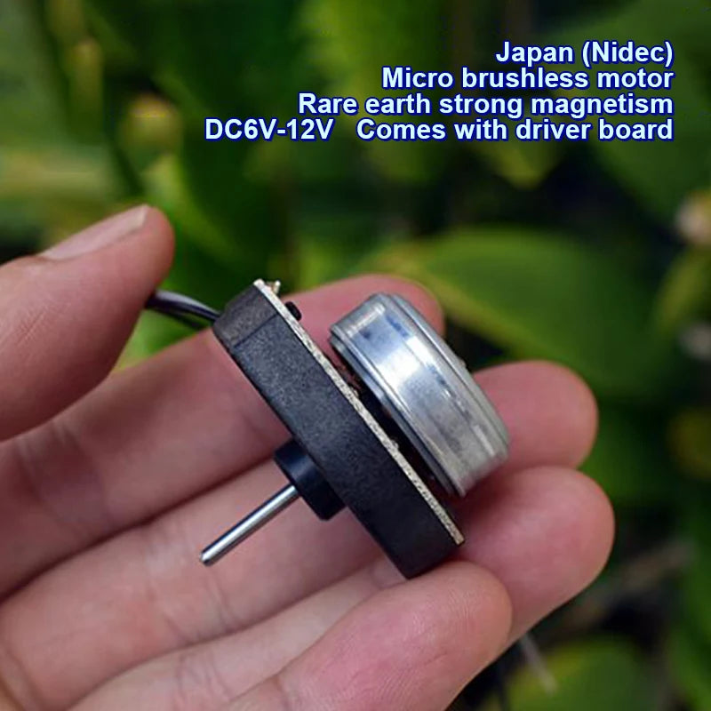 1pc Brushless Motor High Speed 12000RPM DC 6V-12V Brushless Motor With Drive Board Peaceful Pleasures Health and Wellness