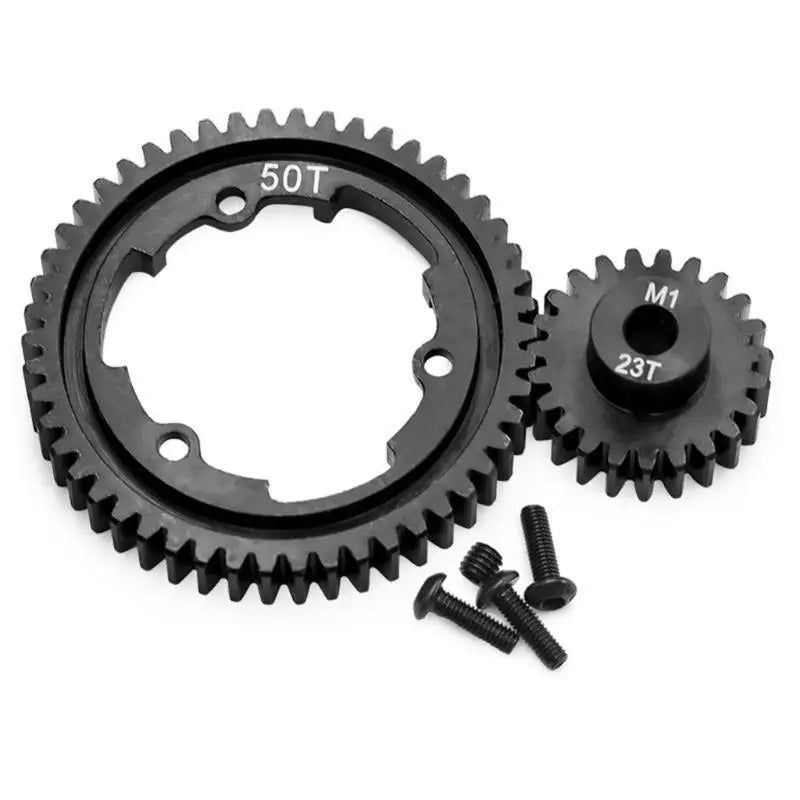 RC Car Alloy Upgrade Gear Set | 46T 50T 52T 54T + 23T Pinion