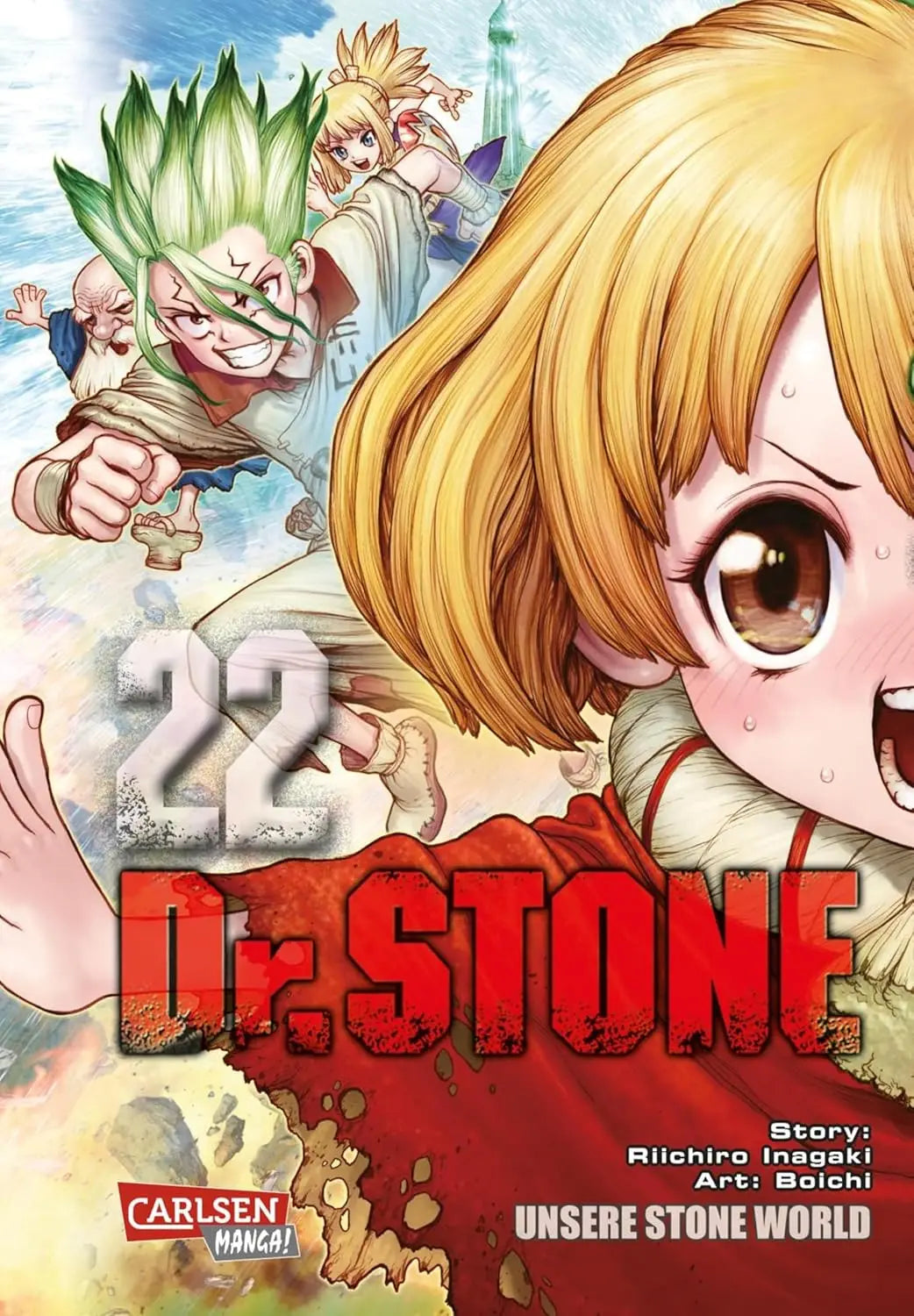 Dr. Stone Anime Canvas Wall Art Poster | Retro Graffiti Fan Gift