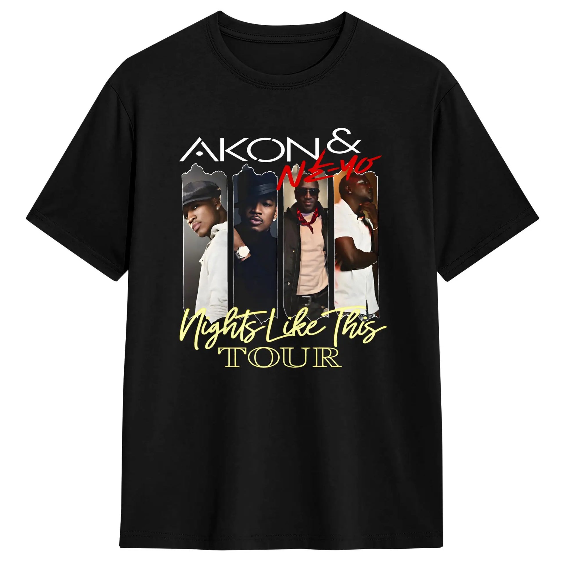 Akon T-Shirt for Men Leisure Pure Cotton Tee Shirt Crew Neck Short Sleeve T Shirts Plus Size Tops Peaceful Pleasures Health and Wellness 14 L