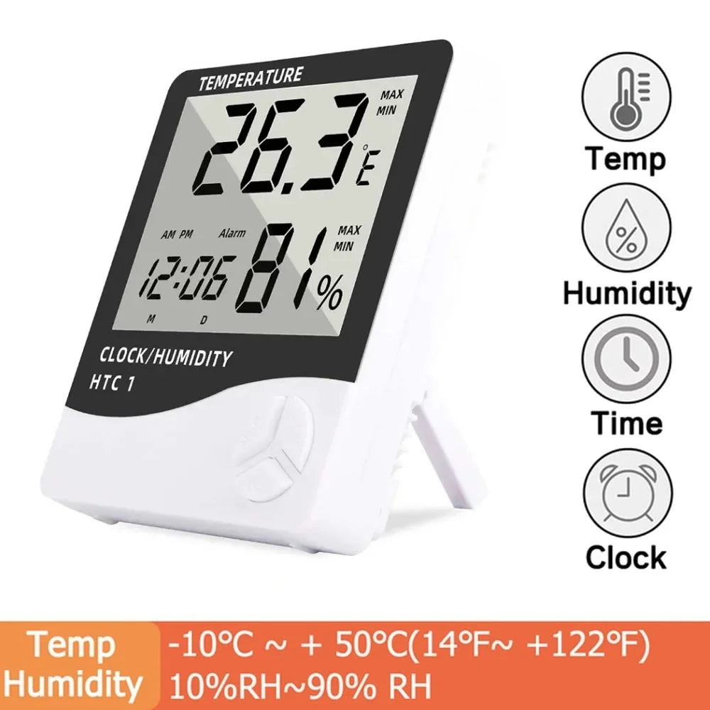 Digital LCD Hygrometer Thermometer HTC-1 HTC-2 Indoor Outdoor