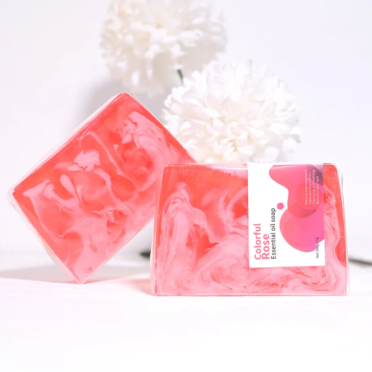 Damascus Rose Handmade Bath Soap 100g – Moisturizing Cleansing Bar