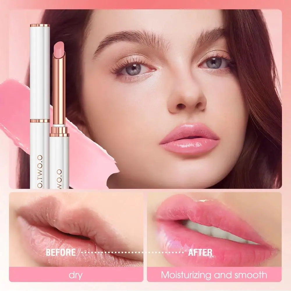 O.TWO.O Color-Changing Lip Balm – Beeswax Moisturizing Lipstick