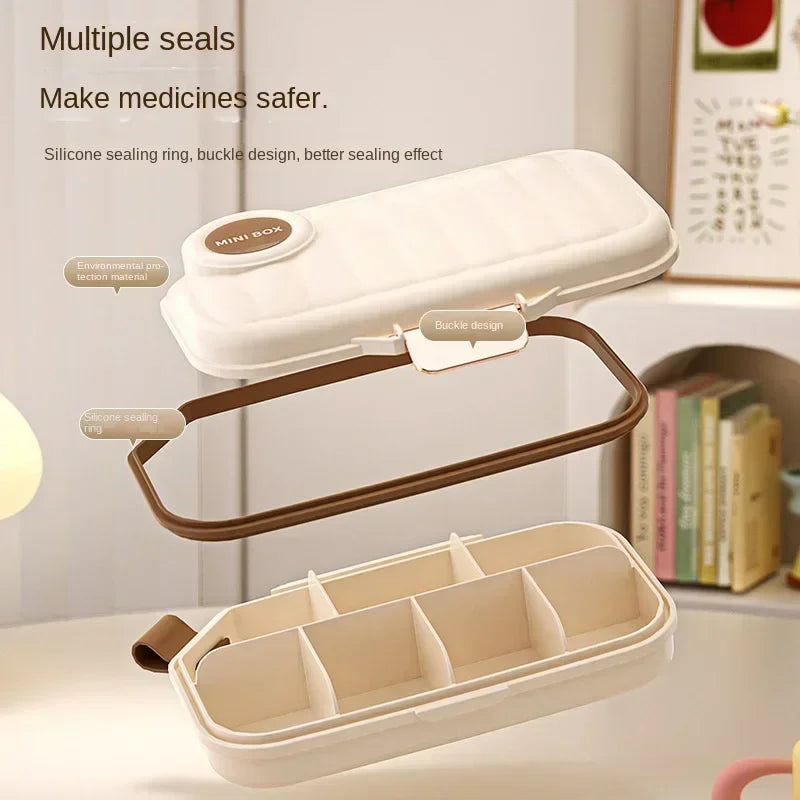 Weekly 7 Days Pill Portable Storage Organizer 3 Times A Day food grade Pill Storage Box Travel Medicine Dispensing Container Peaceful Pleasures Health and Wellness