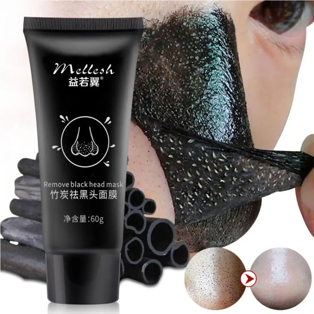 Bamboo Charcoal Blackhead Removal Peel Mask – 60g Deep Pore Cleanse Peaceful Pleasures Health and Wellness