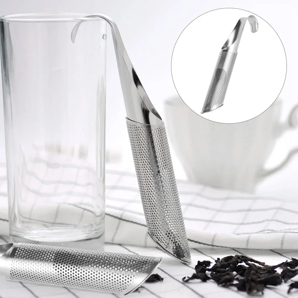 Stainless Steel Tea Infuser Wand | Loose Leaf & Coffee Strainer