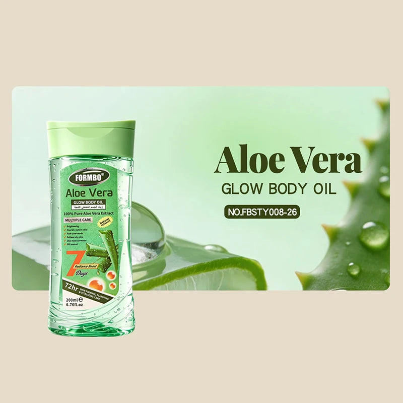Collagen Body Oil 200ml Vitamin C Moisturizing Brightening Skin Care Oil Hydrating Nourishing For Dry Rough Skin Massage Oil Peaceful Pleasures Health and Wellness Aloe Vera