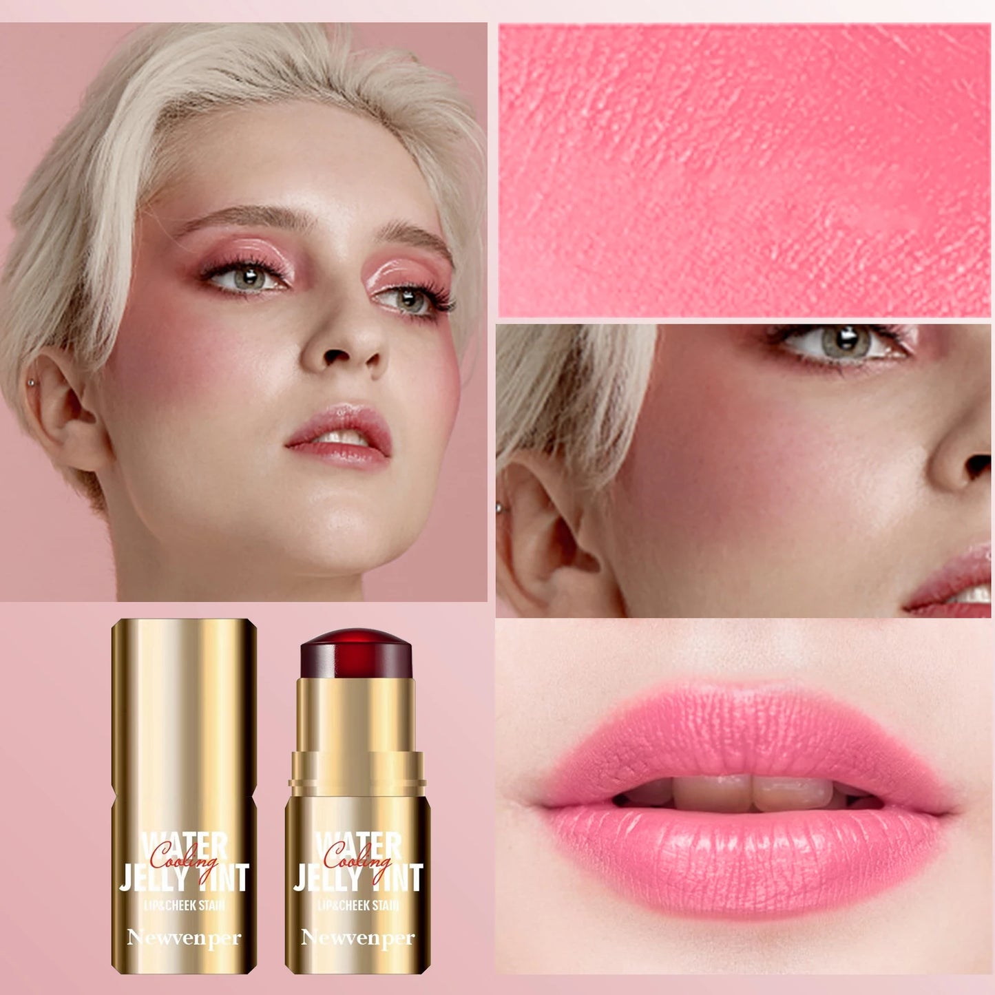 Durable Waterproof Jelly Tint Blush Stick for Face and Lip